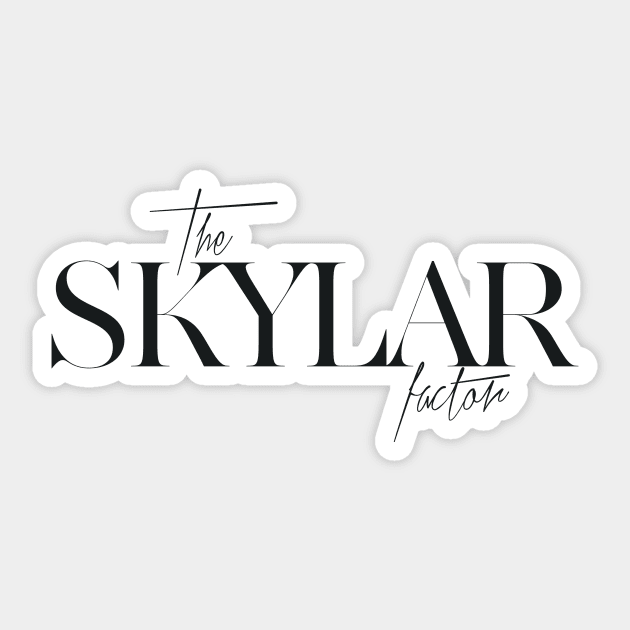 The Skylar Factor Sticker by TheXFactor